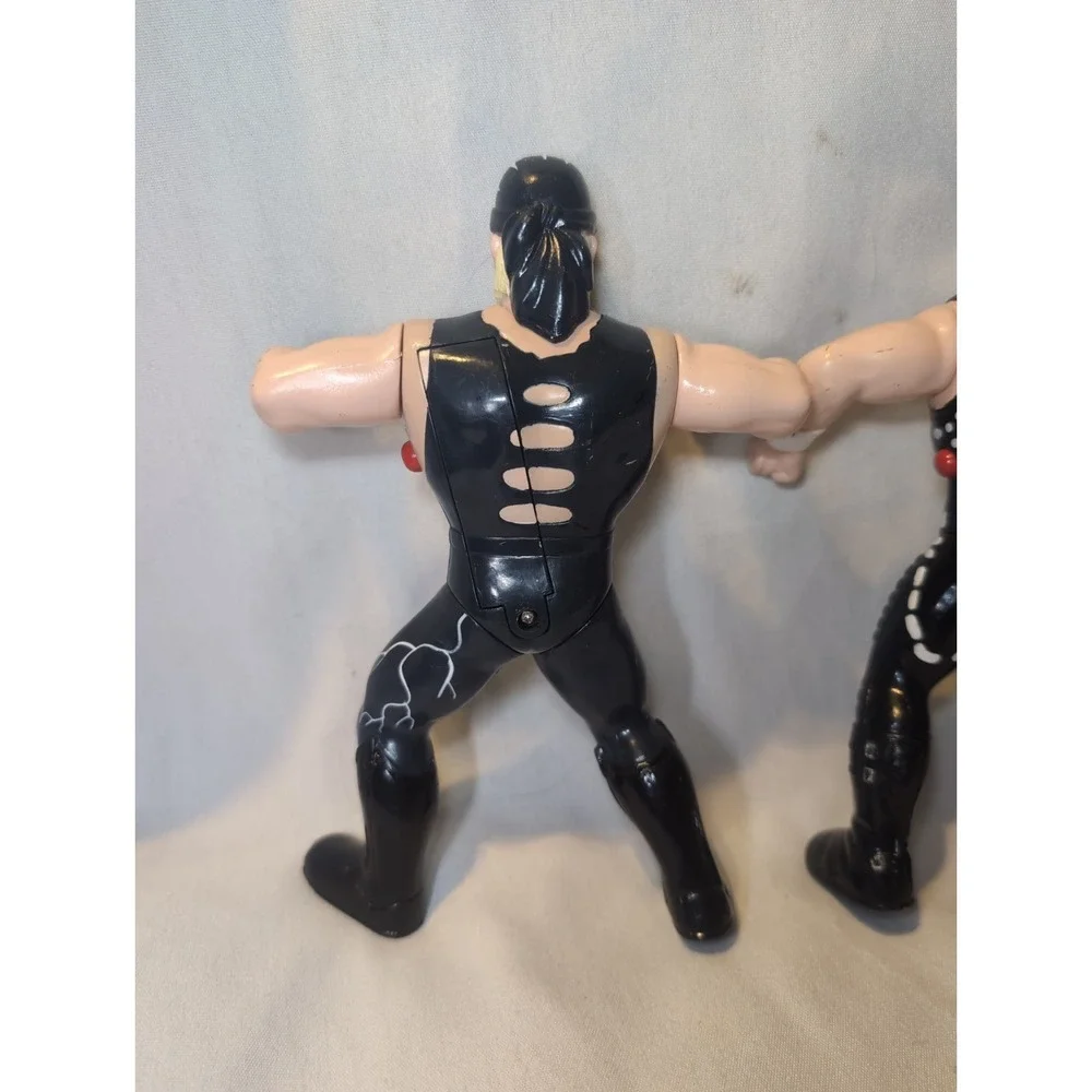 3x Vintage 1997 WCW OSFT NWO Vibrating Wrestlers Sting, Hulk Hogan, Big Show